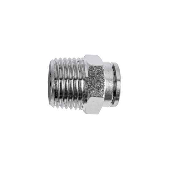 Metal Pu Fitting Straight 12mm X 1/2" M